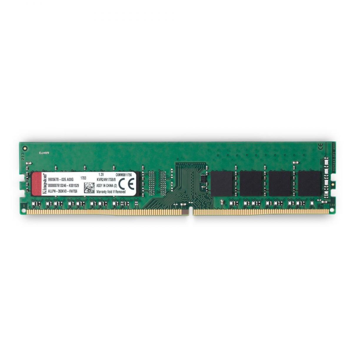 Kingston Ram 8GB 2400MHz DDR4 For Pc | GTS - Amman Jordan | GTS - Amman  Jordan