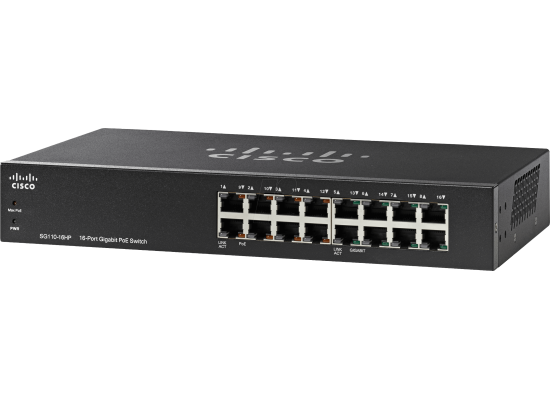 Cisco SG110-16HP Switch 10/100/1000 16-port PoE 