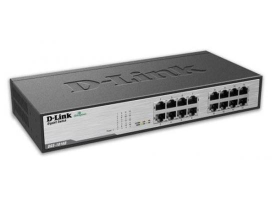 D-Link 16‑Port Gigabit Unmanaged Desktop Switch