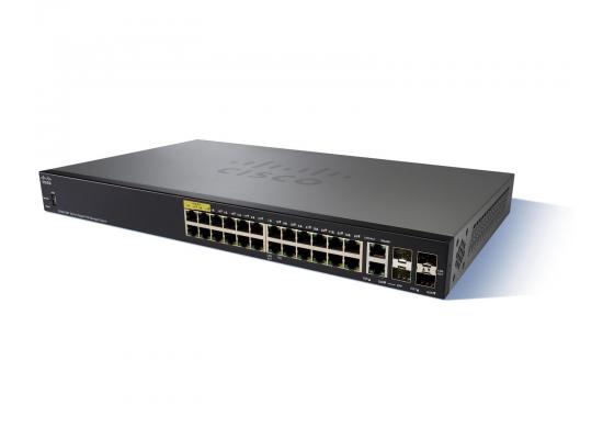 Cisco SG350-28P 28-Port Gigabit PoE Managed Switch 