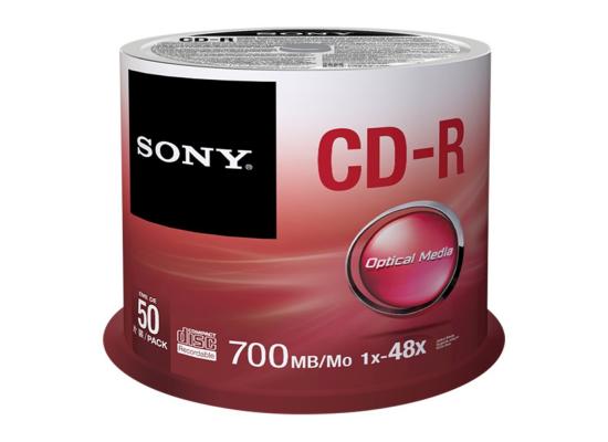 CD-R SONY 50 PACK 700MB 