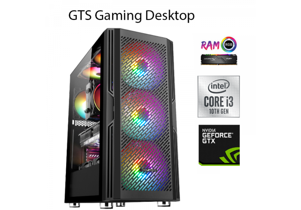 GTS 6  NEW edition GAMING  Desktop -Core i3 -GTX 1650 4GB  DDR6 10th Generation