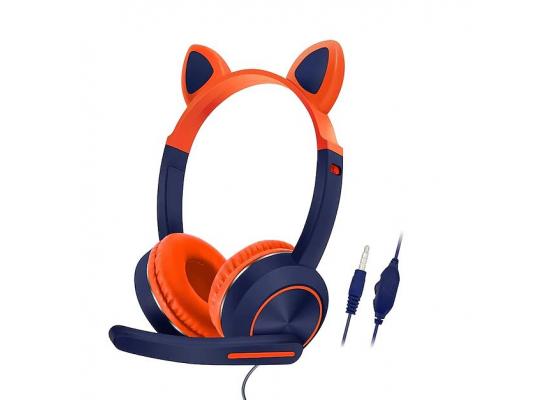  Headset Gaming AKZ024 - Orange/ Dark Blue