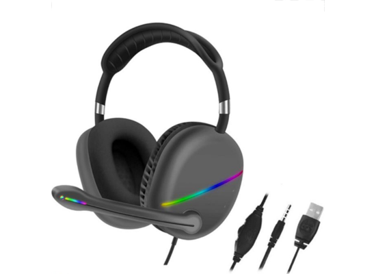  Headset Gaming AKZ025 RGB Black