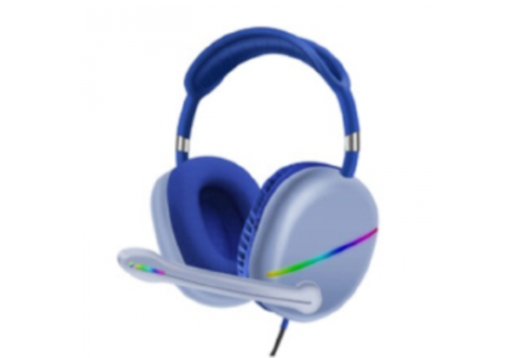 Headset Gaming AKZ025 RGB Blue