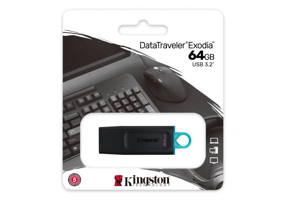 Kingston Flash 64GB DataTraveler Exodia - USB 3.2